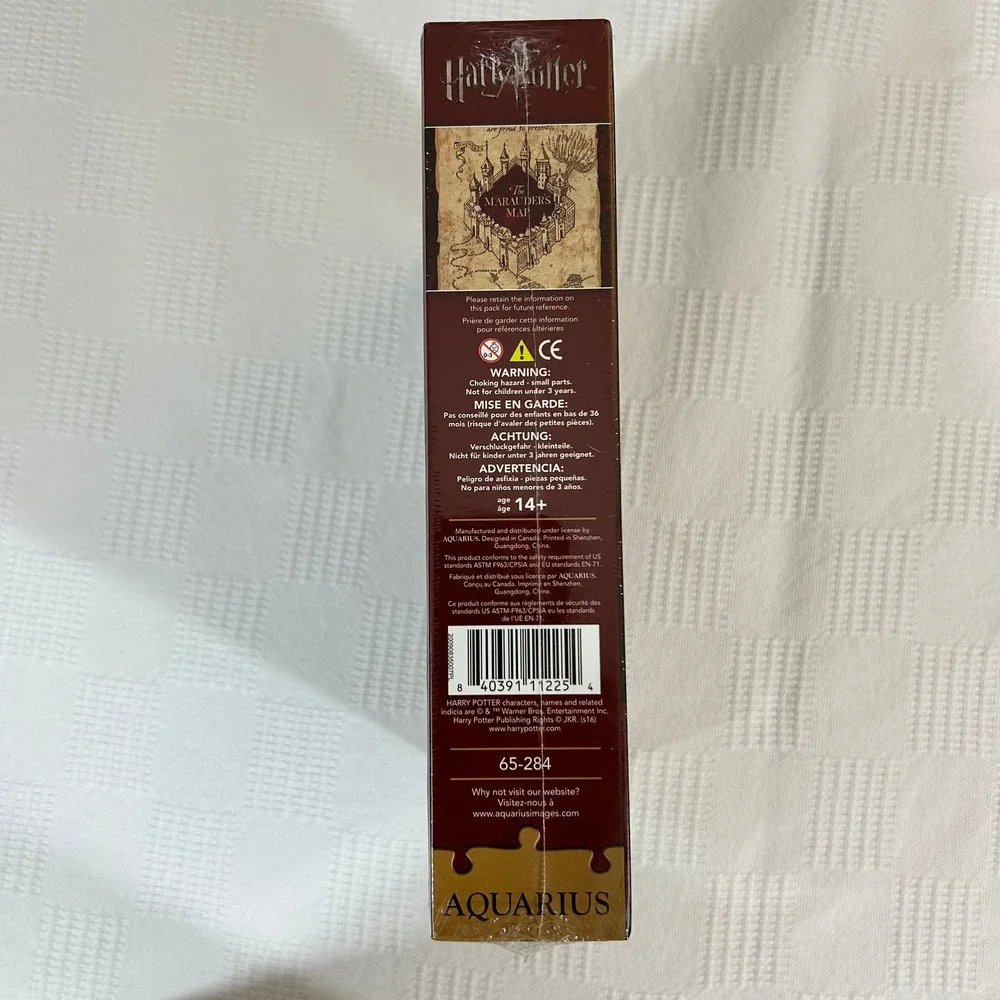 Harry Potter Marauder's Map Puzzle Sealed 1000 Pieces Aquarius 20